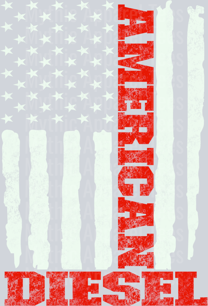 American diesel DTF Truck Transfers
