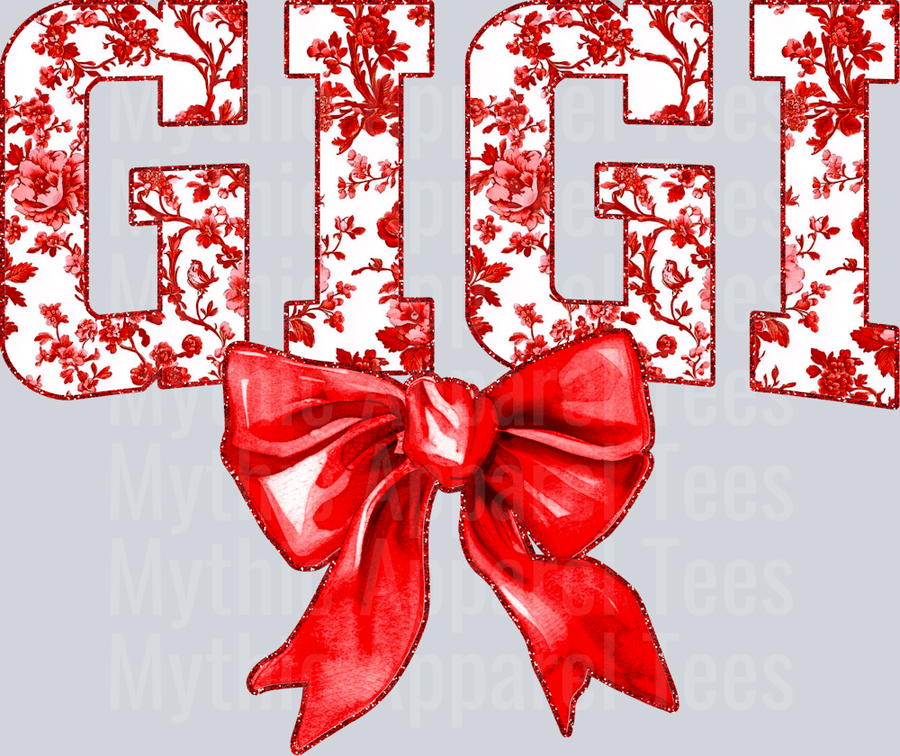 Red Toile Gigi