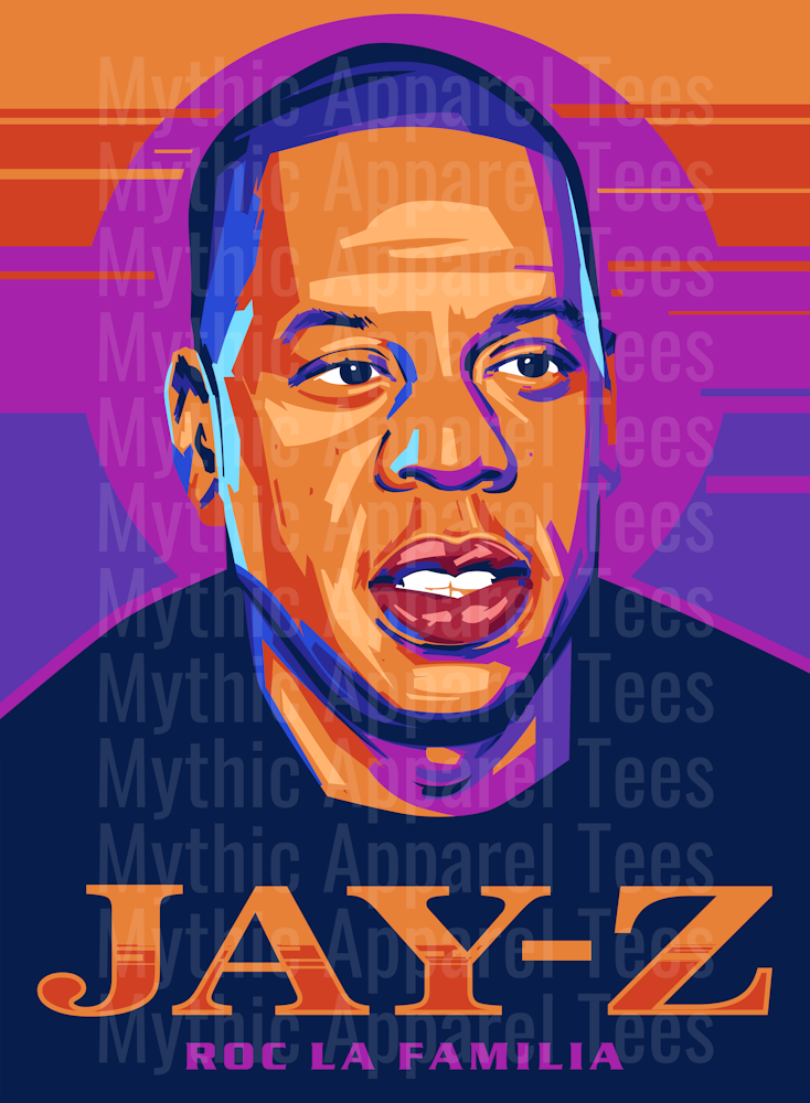 JAY-Z Rapper Pop Culture Rap Legend DTF Rapper Transfers