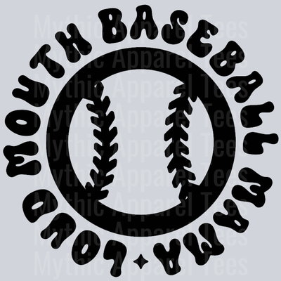 Loud Mouth Baseball Mama Pocket