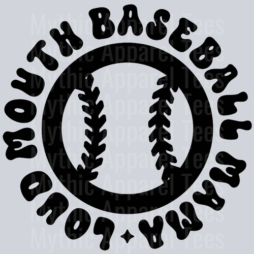 Loud Mouth Baseball Mama Pocket
