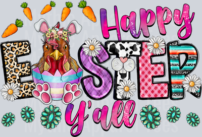 Happy Easter Yall Chicken