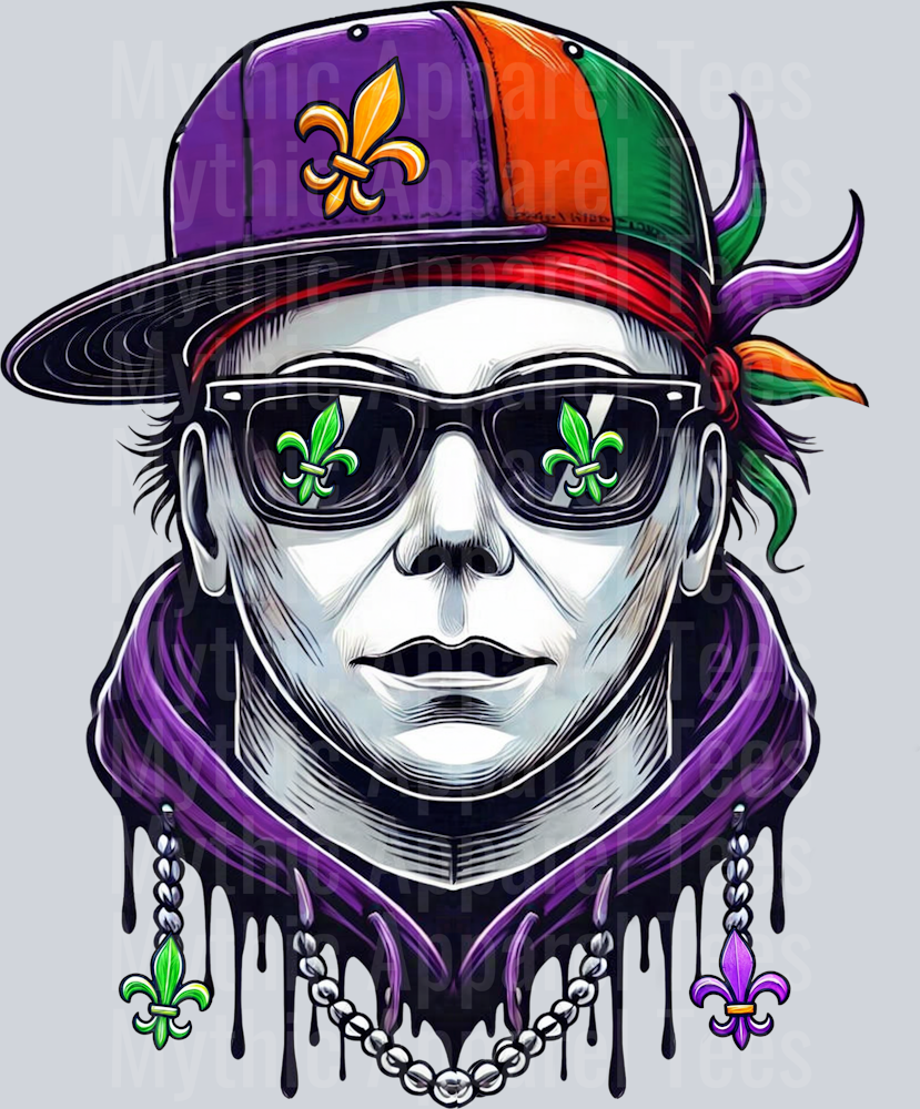 AZ751 Mardi Gras Michael Myers