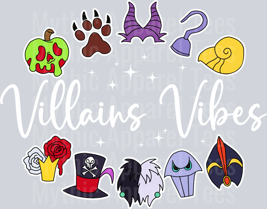 Villains Vibes DTF Disney Villains Transfers