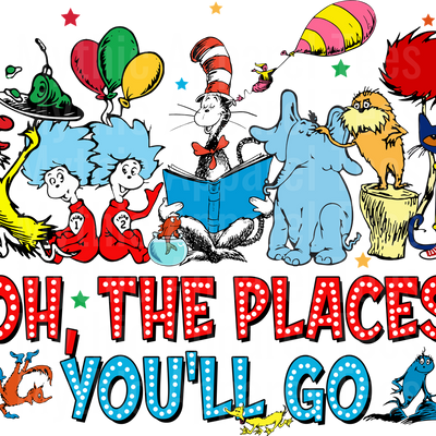 Dr Suess DTF Transfer