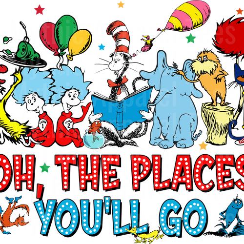 Dr Suess DTF Transfer