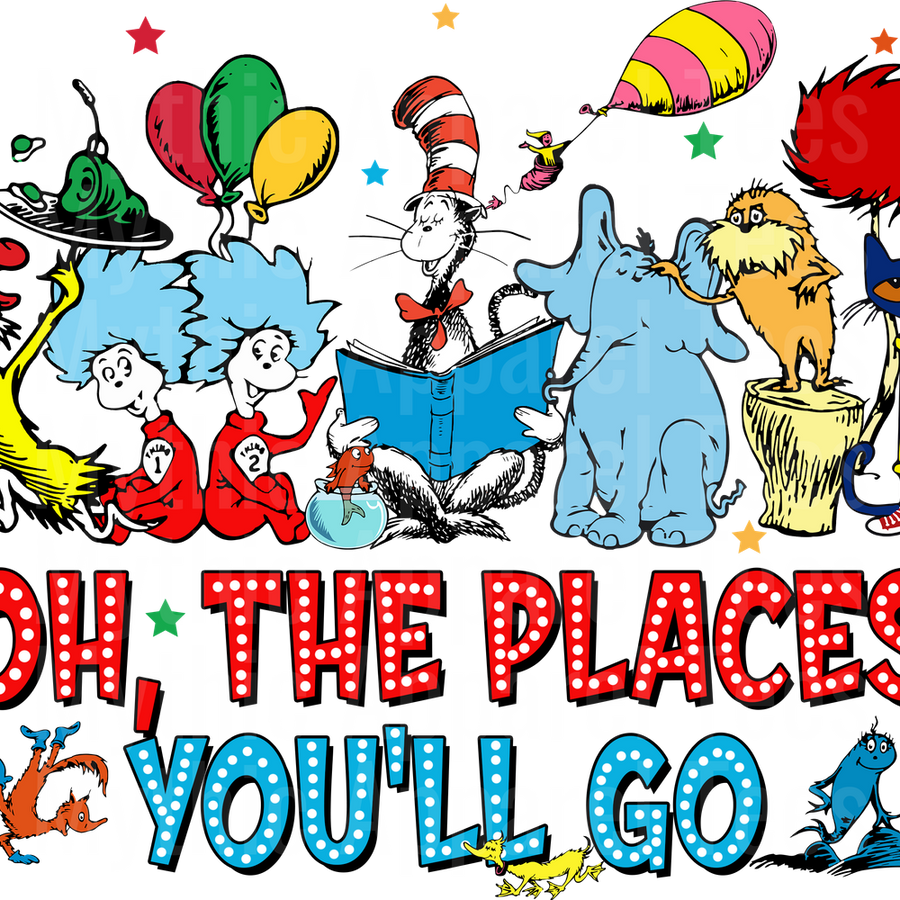 Dr Suess DTF Transfer