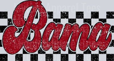Checkered Bama School Spirit & Sports