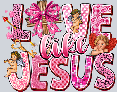 Love Like Jesus Valentines Day Religious