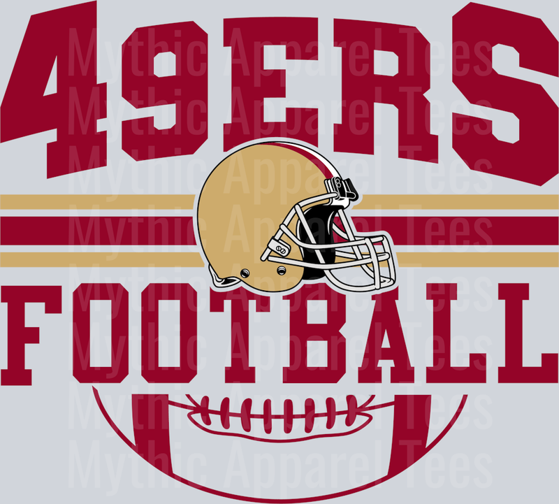 49ERS NFL Classic Design DTF NFL Transfers