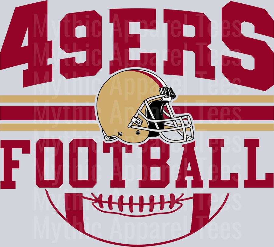 49ERS NFL Classic Design DTF NFL Transfers