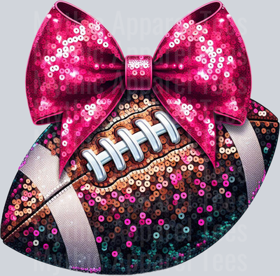 Sequin Football School Spirit & Sports