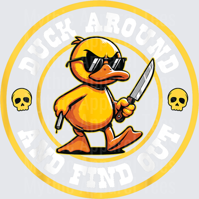 Jeep Ducks Duck Around and Find Out Tough Duck with Knife