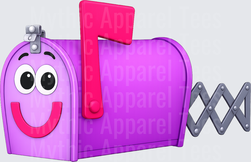 Blues Clues Magenta's Happy Purple Mailbox with Red Flag