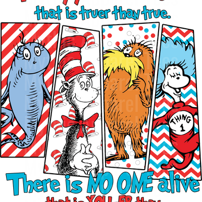 Dr Suess DTF Transfer
