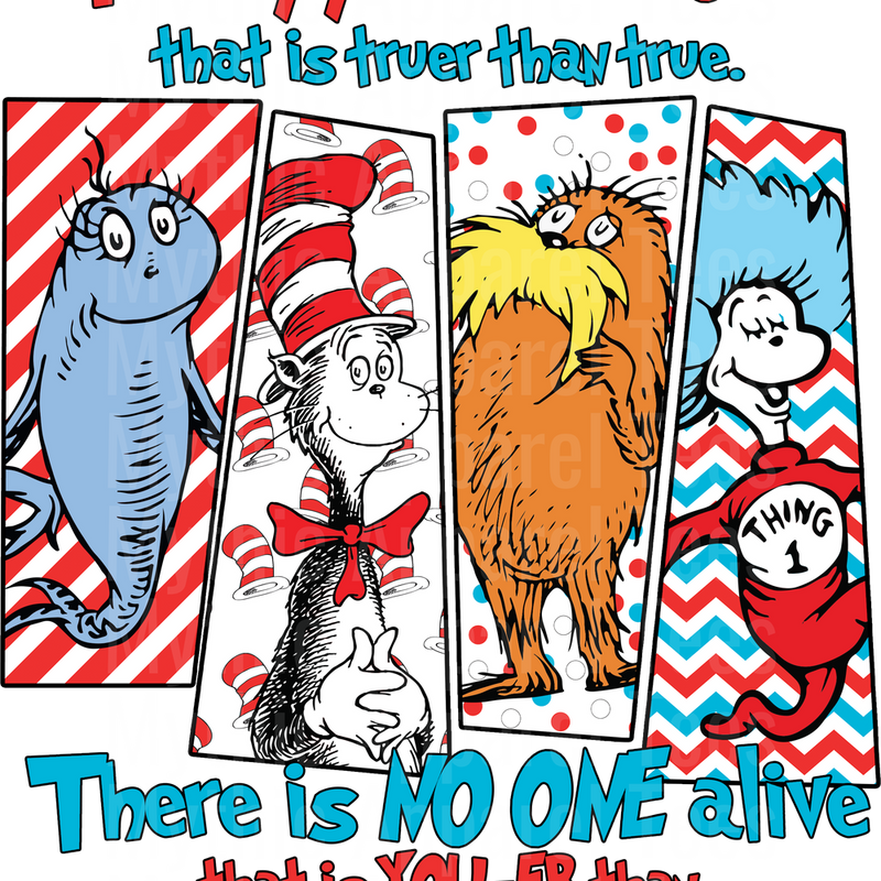 Dr Suess DTF Transfer