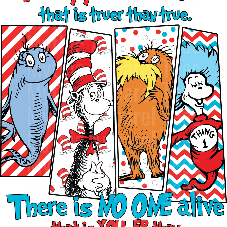 Dr Suess DTF Transfer