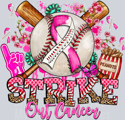 Strike Out Breast Cancer Awareness Baseball