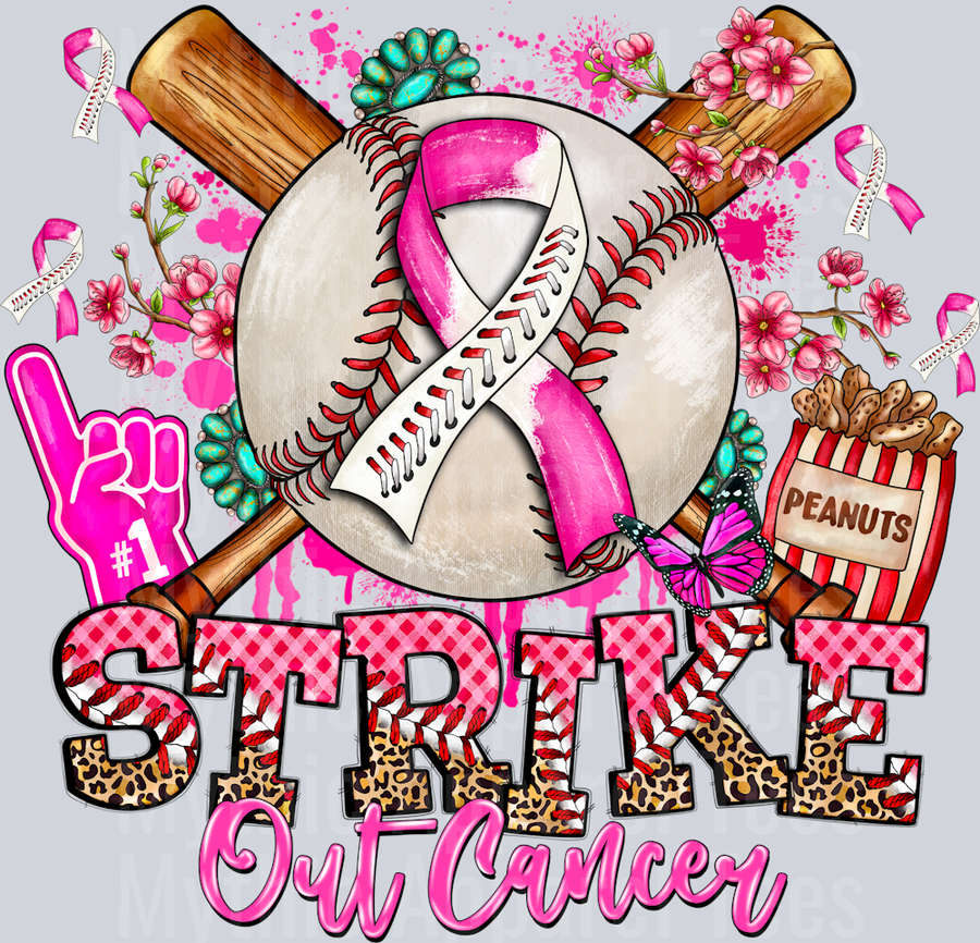 Strike Out Breast Cancer Awareness Baseball