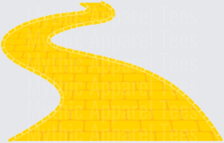 Follow The Yellow Brick Road Winding Path Wizard of Oz