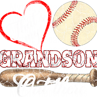Grandma Grandpa Grandparents Baseball DTF Transfer
