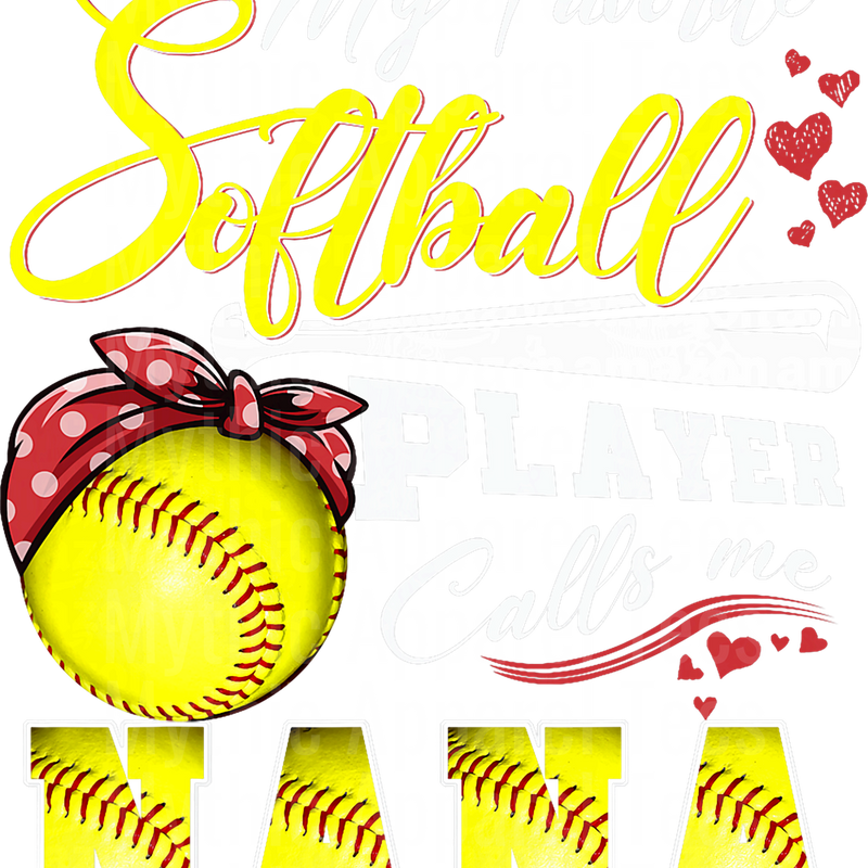 Softball DTF Transfer