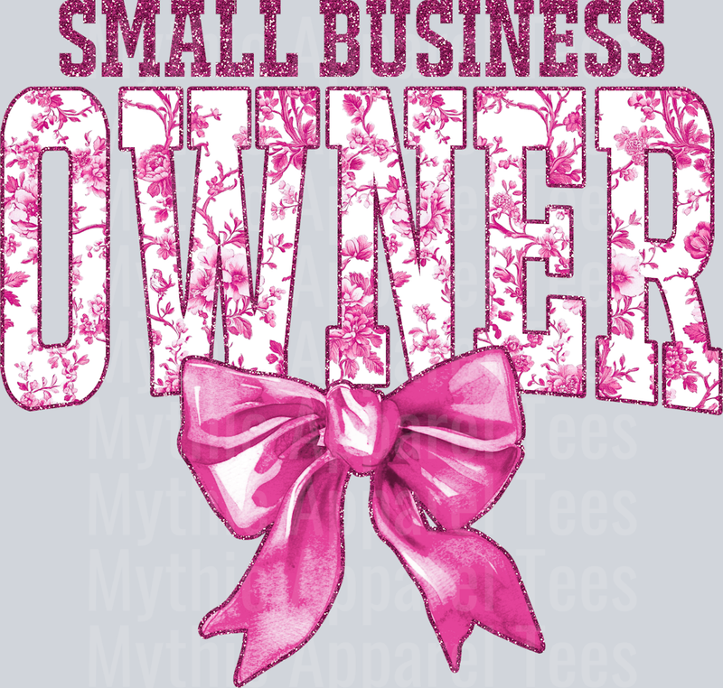 Light Pink Small Business Owner