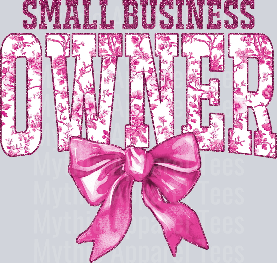 Light Pink Small Business Owner