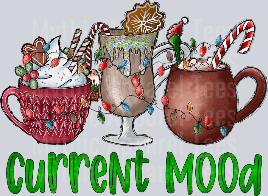 Current Mood Hot Coco DTF Winter Transfers