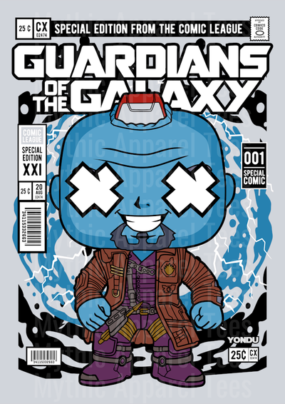 Yondu Comic Book Cover STYLE DTF Pop Culture Transfers