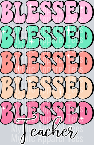 BLESSED TEACHER DTF Teacher Transfers