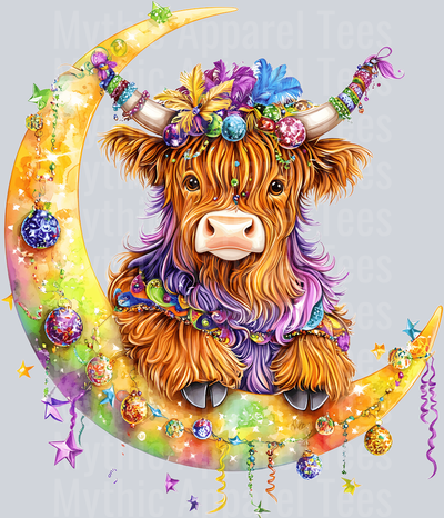 AZ816 Mardi Gras Highland Cow (12)