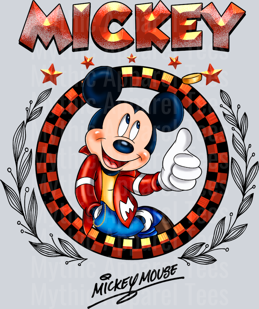 Mickey 2 Disney Classic Portrait with Signature Disney Classic