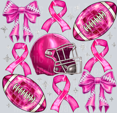 Breast Cancer Coquette Breast Cancer Awareness Football Season