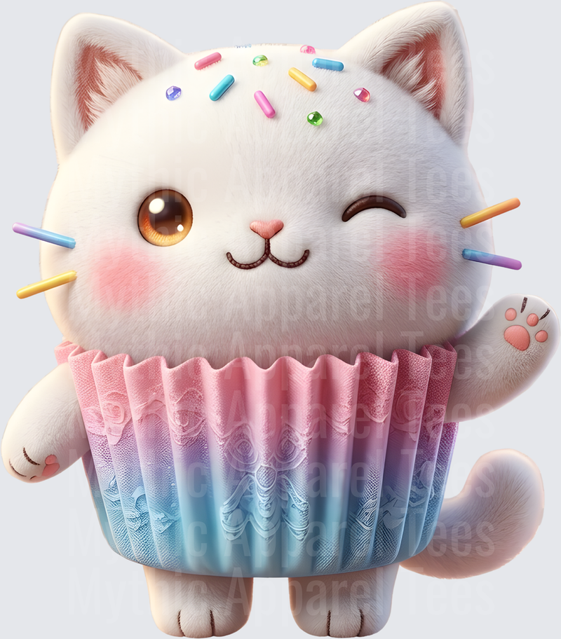 Gabby's Doll House Cupcake Kitty with Rainbow Sprinkles