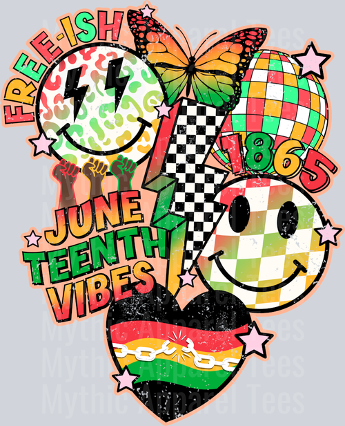 Retro_Juneteenth_Collage_Grunge