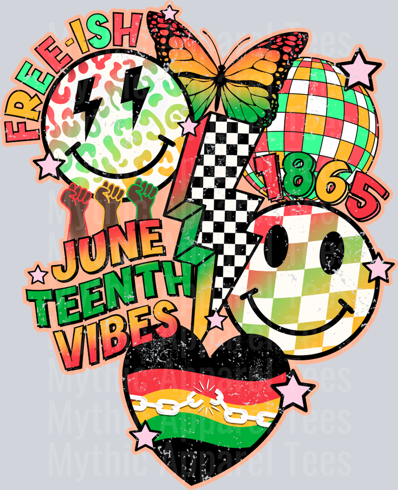 Retro_Juneteenth_Collage_Grunge