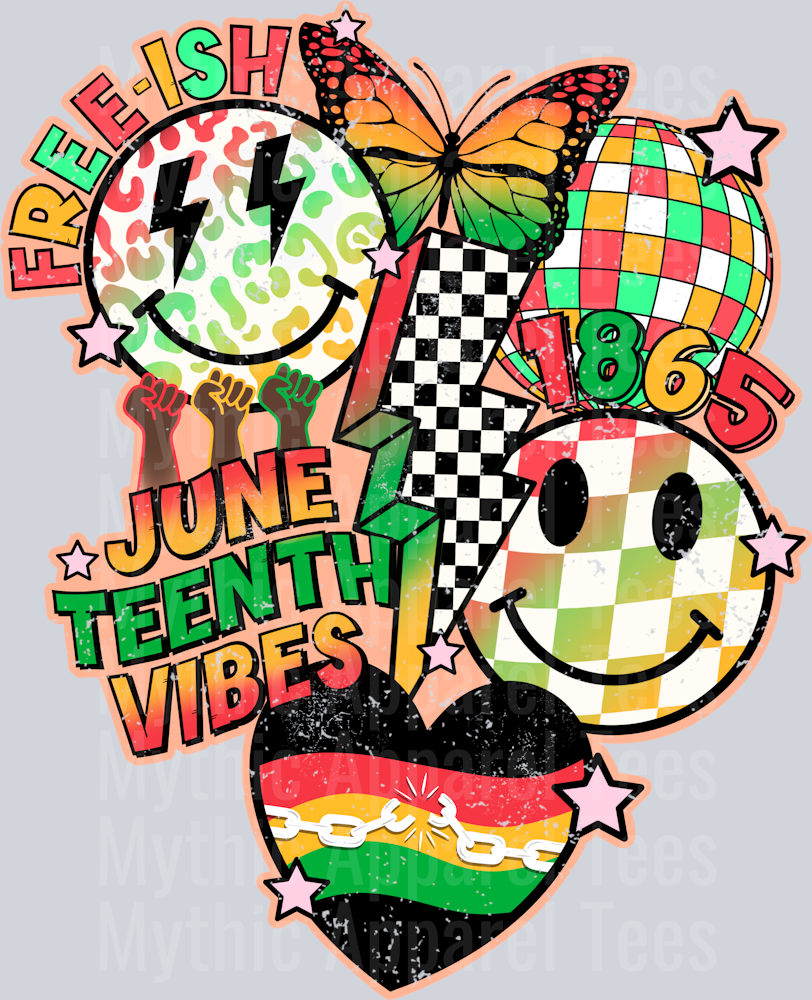 Retro_Juneteenth_Collage_Grunge