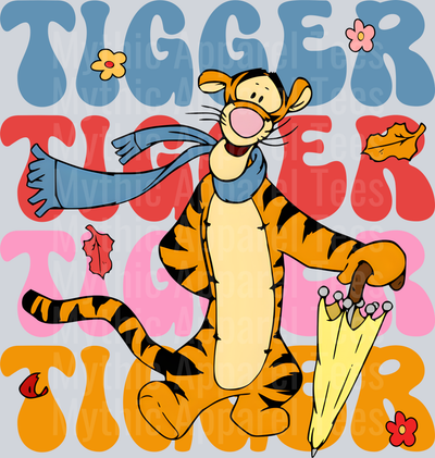 Tigger Winnie the Pooh DTF Disney Transfers