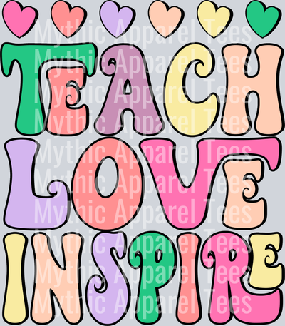 TEACH LOVE INSPIRE  DTF Teacher Transfers