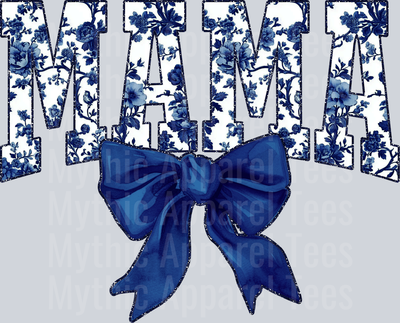 Navy Toile Mama