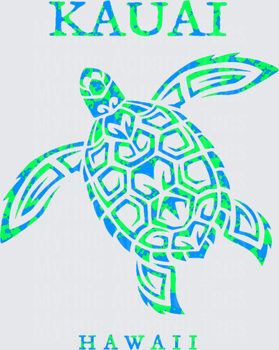 Kauai Hawaii Sea Turtle Vacation Souvenir Boys Girls Toddler T-Shirt