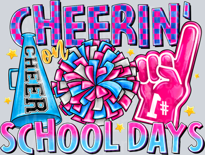 Cheerin On 100 School Days Cheerleading