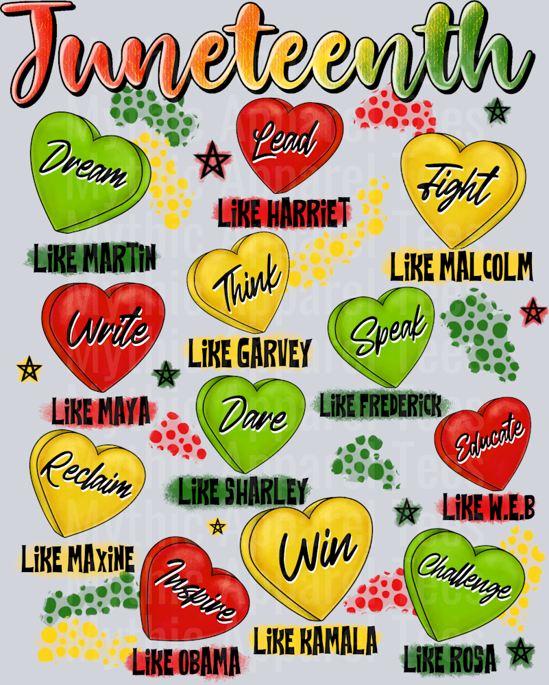 Juneteenth Heart Candy