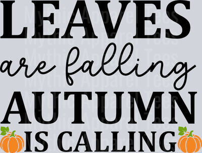 Leaves are falling autumn