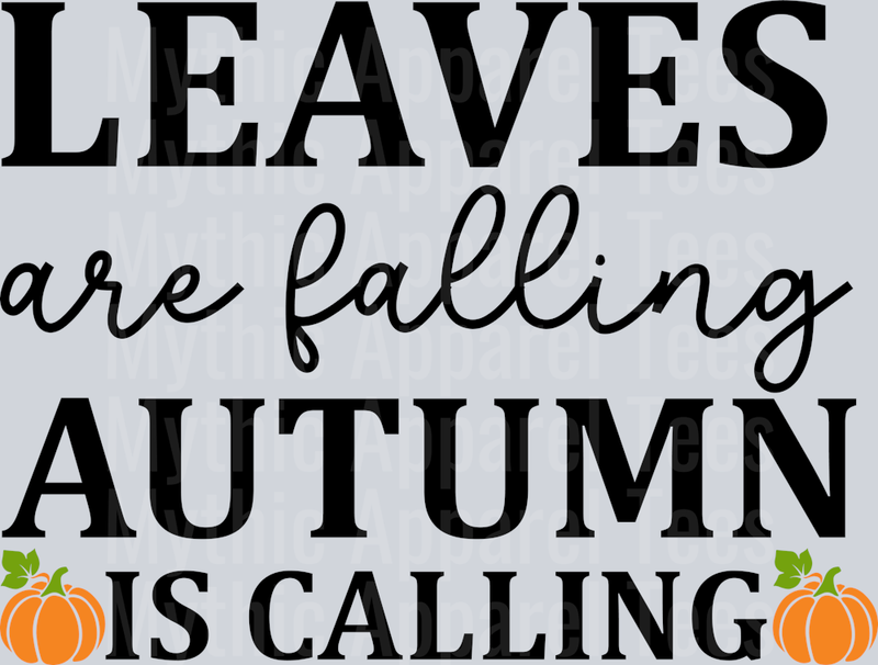 Leaves are falling autumn
