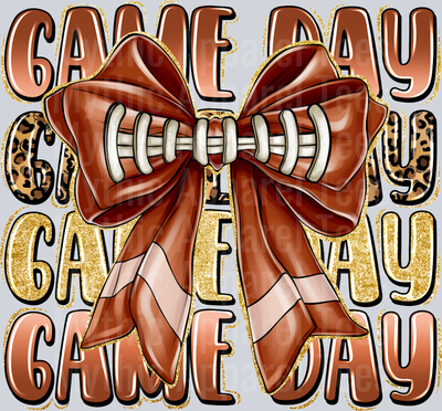 Game Day Football Bow