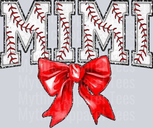 Baseball Mimi Bow School Spirit & Sports