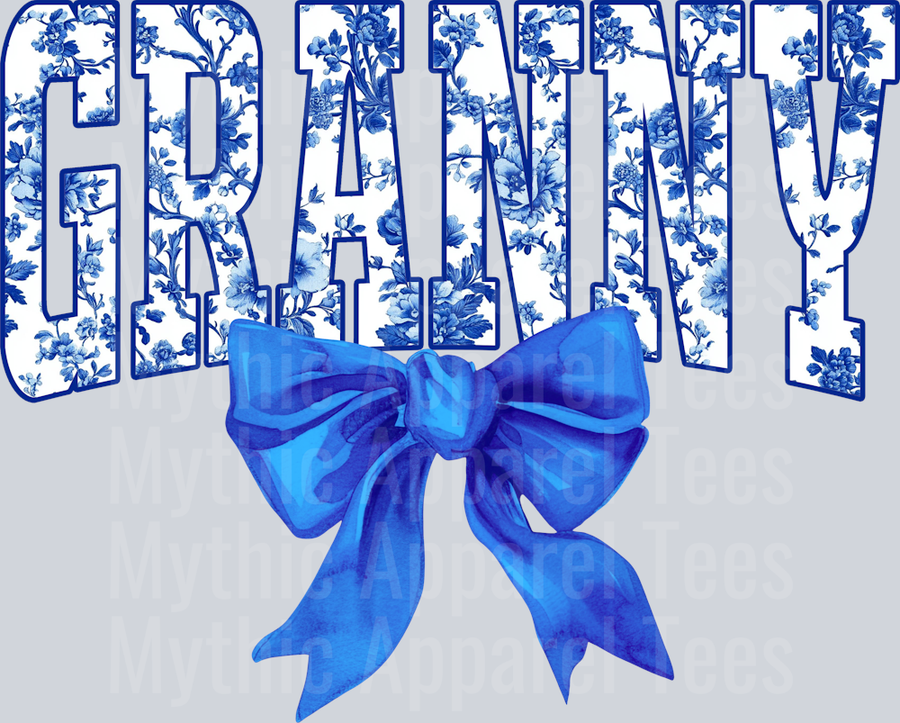 Blue Toile Granny