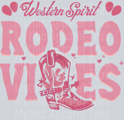Rodeo Vibes Western Spirit Cowgirl Western Southern Girl Pink